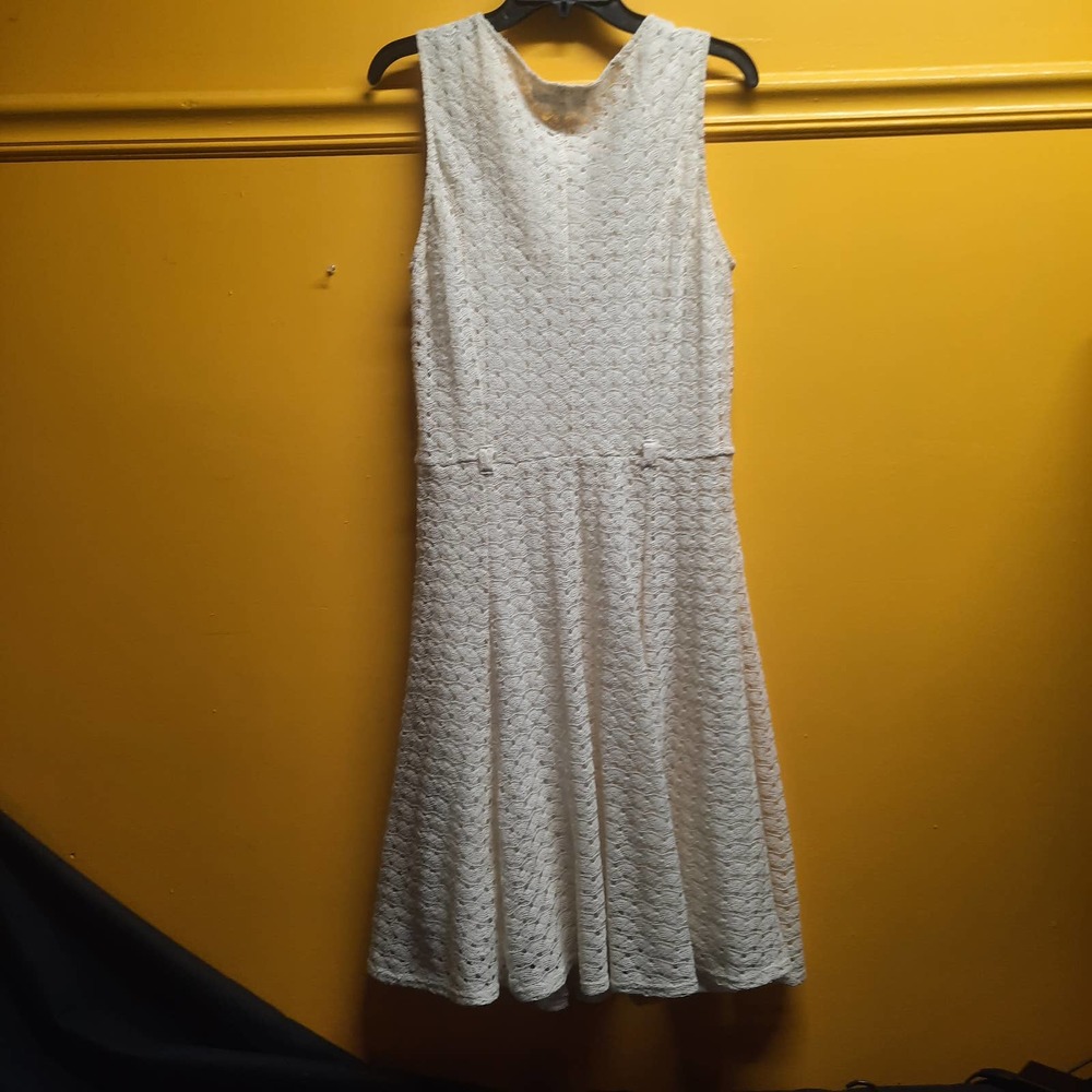 Sharango Boho lined crochet sleeveless swing dress 12